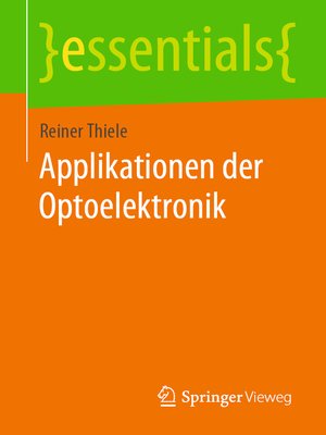 cover image of Applikationen der Optoelektronik